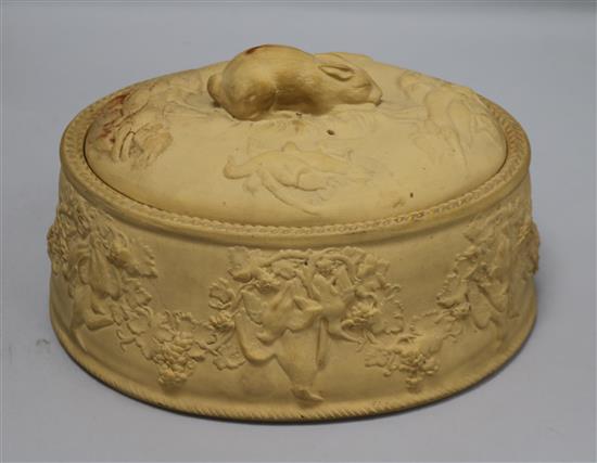 A rabbit tureen